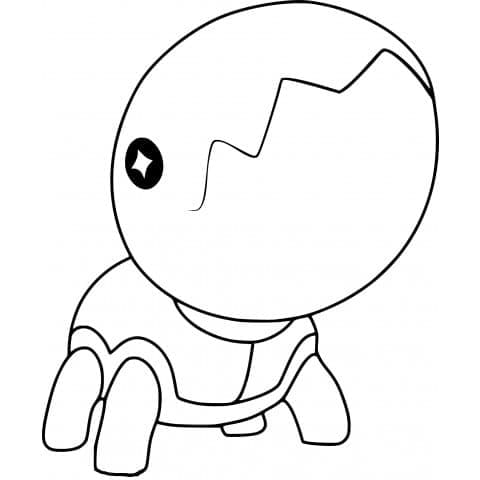 Desenho de Trapinch Pokemon para Colorir