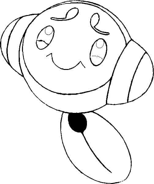 Desenho de Tympole Pokemon para Colorir