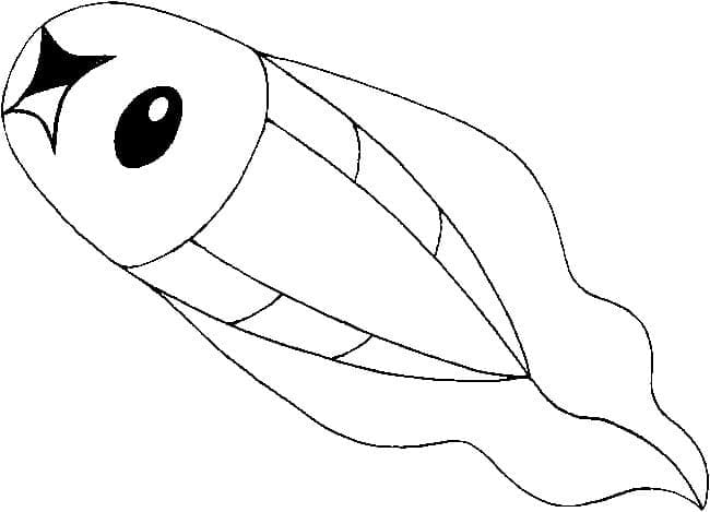 Desenho de Tynamo Pokemon para Colorir
