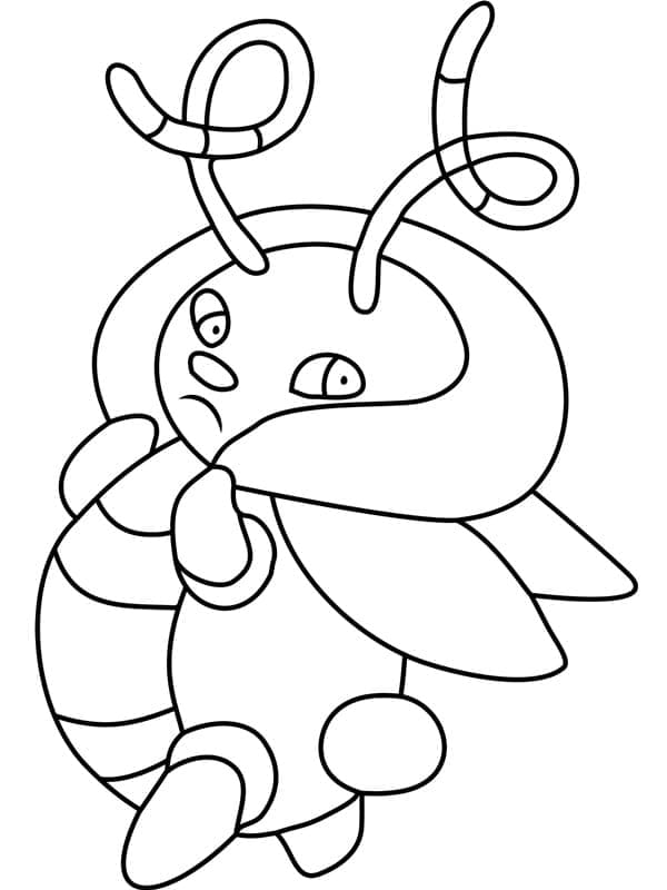 Desenho de Volbeat Pokemon para Colorir