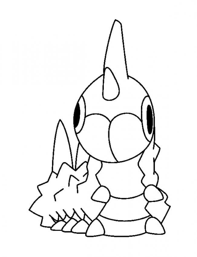 Desenho de Wurmple Pokemon para Colorir