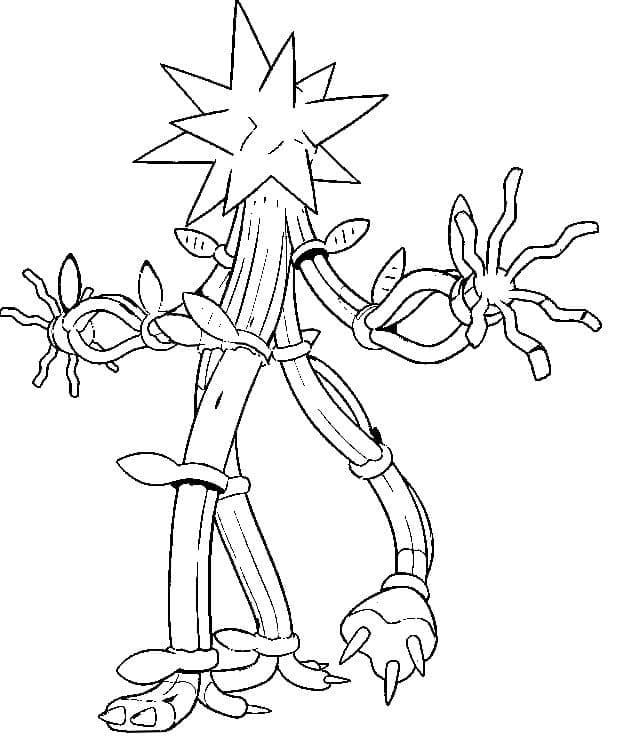 Desenho de Xurkitree Pokemon para Colorir