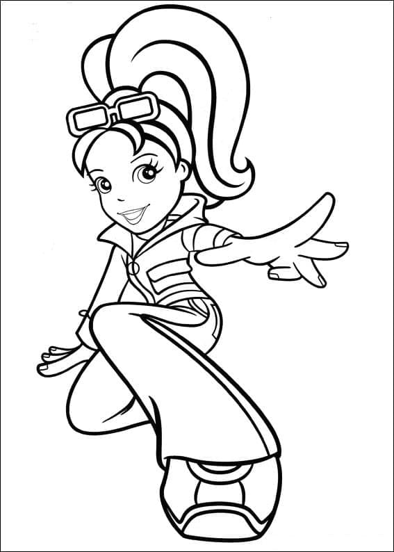 Desenho de Polly Pocket Download para Colorir
