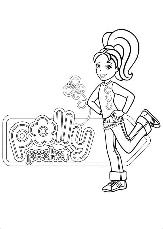 Desenho de Polly Pocket Grátis para Colorir