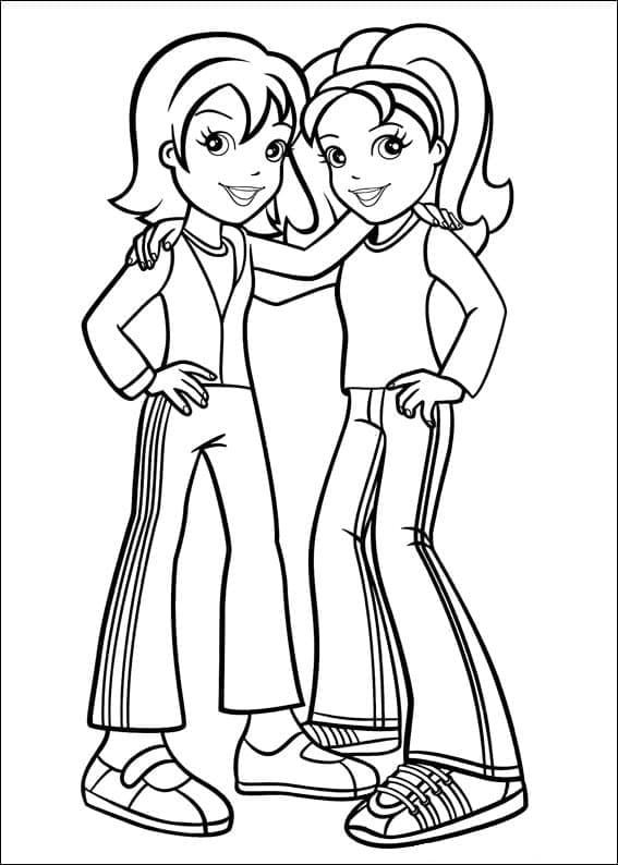 Desenho de Polly Pocket Grátis Pdf para Imprimir
