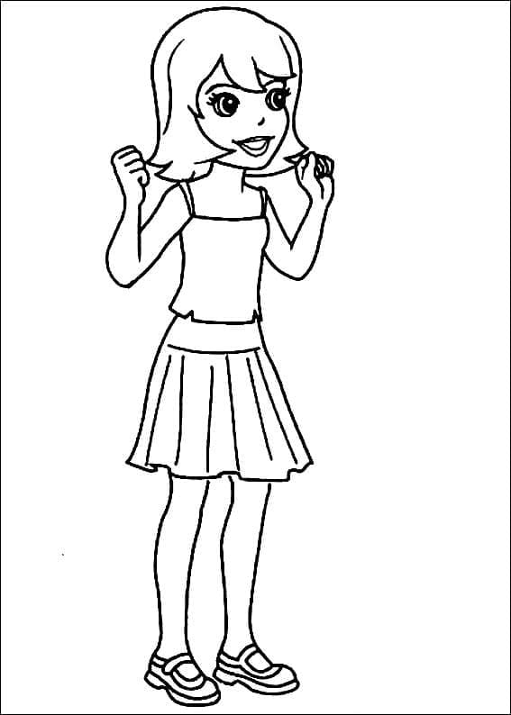 Desenho de Polly Pocket para Pintar Download