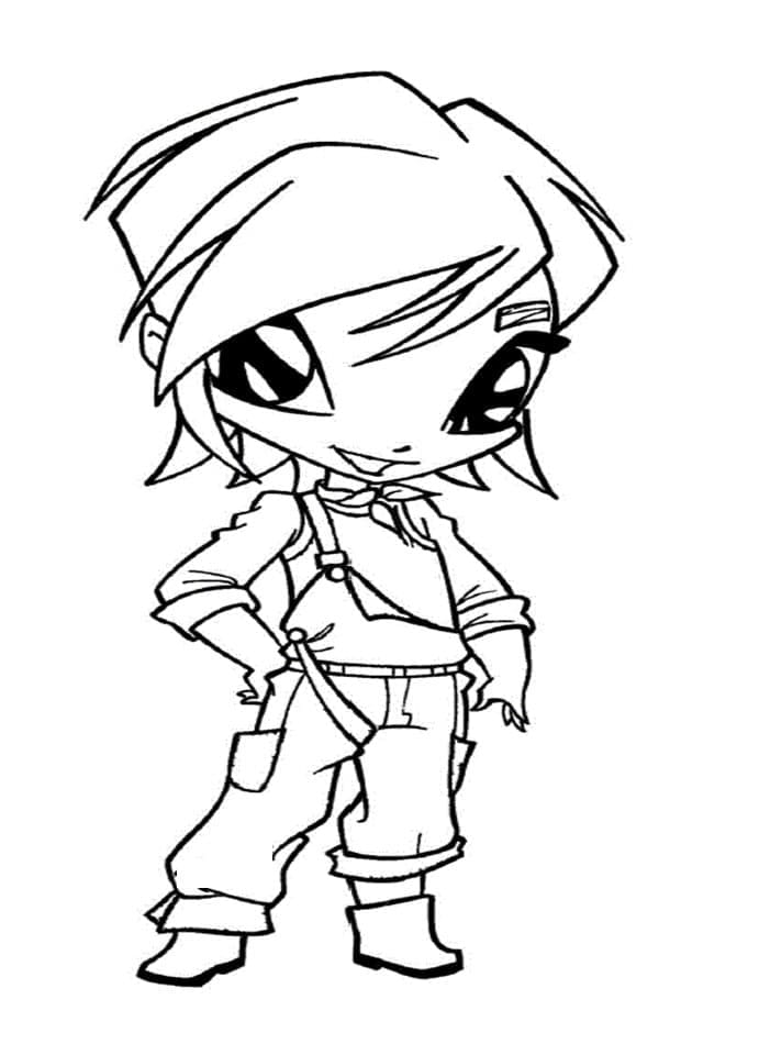 Desenho de Fixit Pop Pixie para Colorir