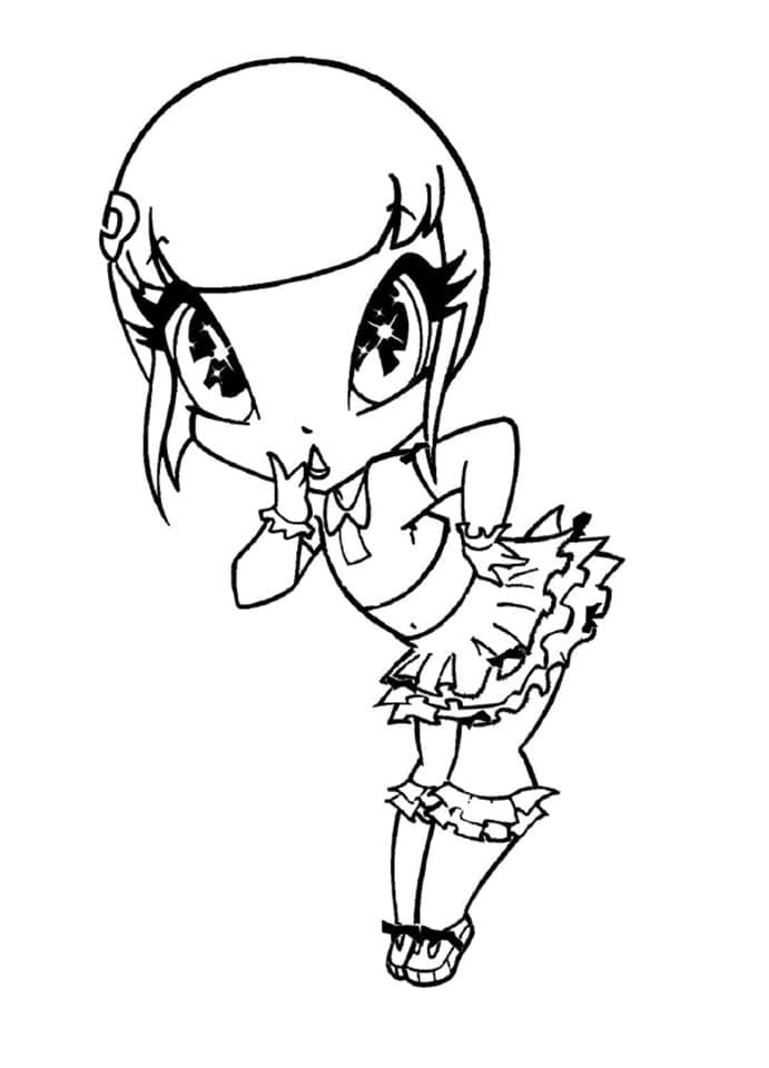 Desenho de Pop Pixie Lockette para Colorir