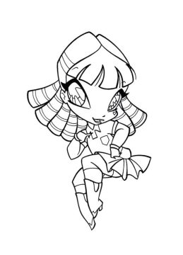 Desenho de Tune Pop Pixie para Colorir