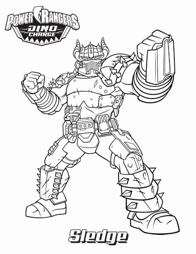 Desenho de Power Ranger para Pintar Download