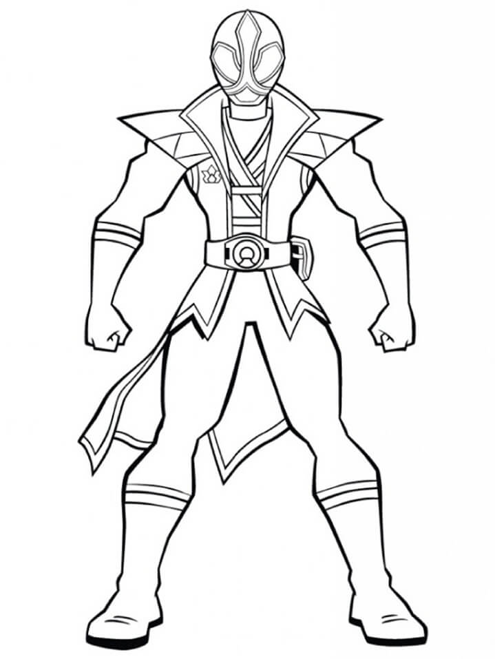 Desenho de Power Ranger Pdf Grátis para Imprimir