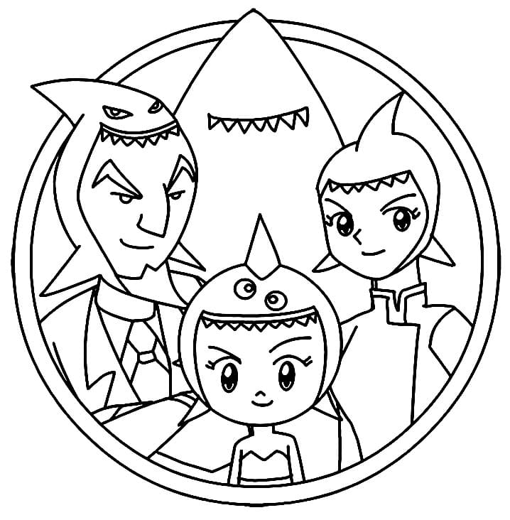 Desenho das Princesas do Mar para Baixar