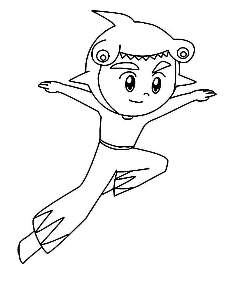 Desenho de Marcello Princesas do Mar para Colorir