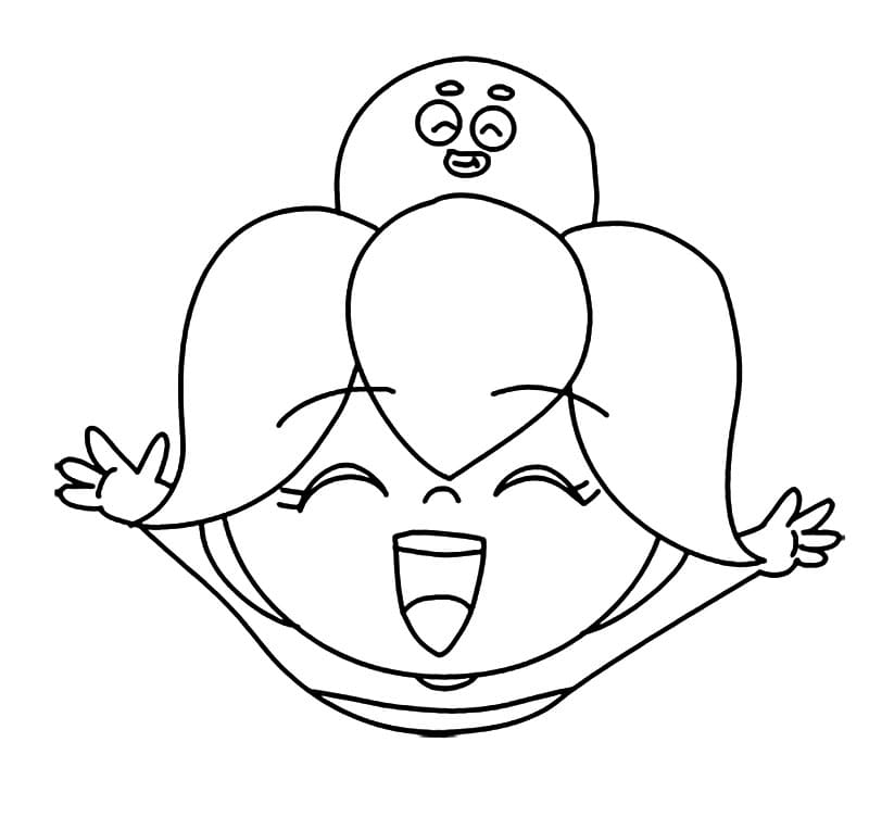 Desenho de Polvina Princesas do Mar Download para Colorir