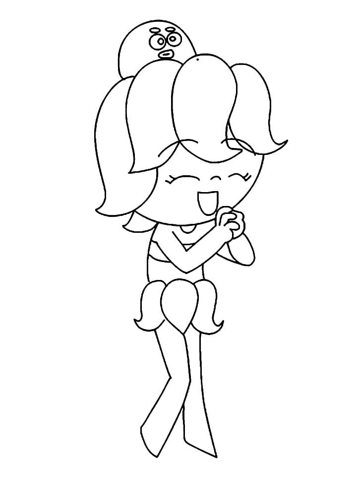 Desenho de Polvina Princesas do Mar para Colorir Pdf Grátis