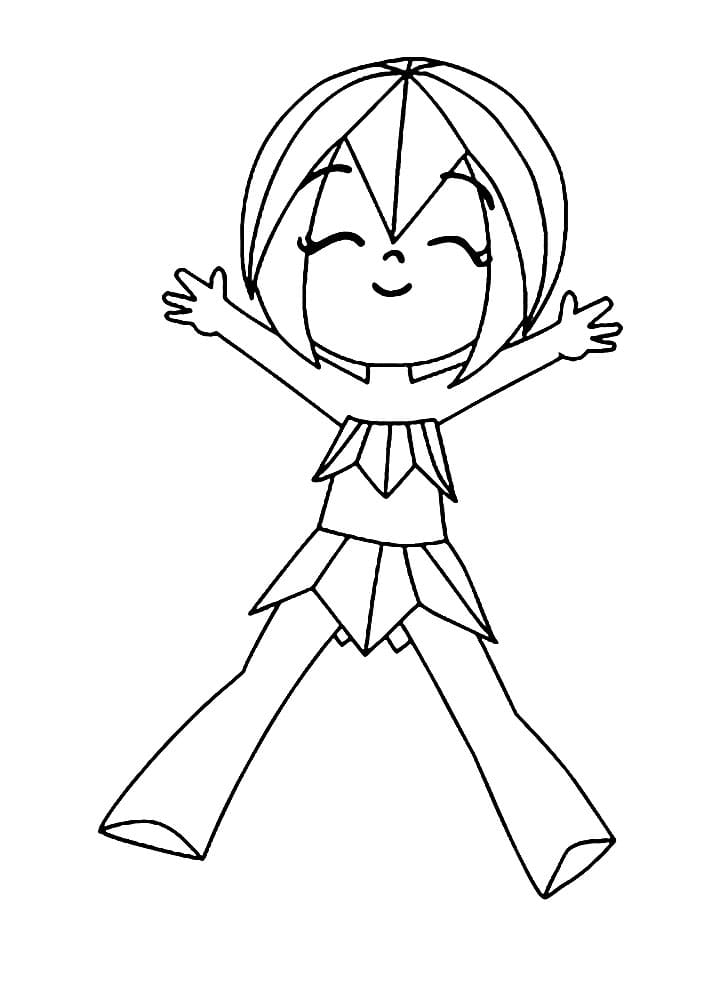 Desenho Imprimivel de Ester Princesas do Mar para Colorir