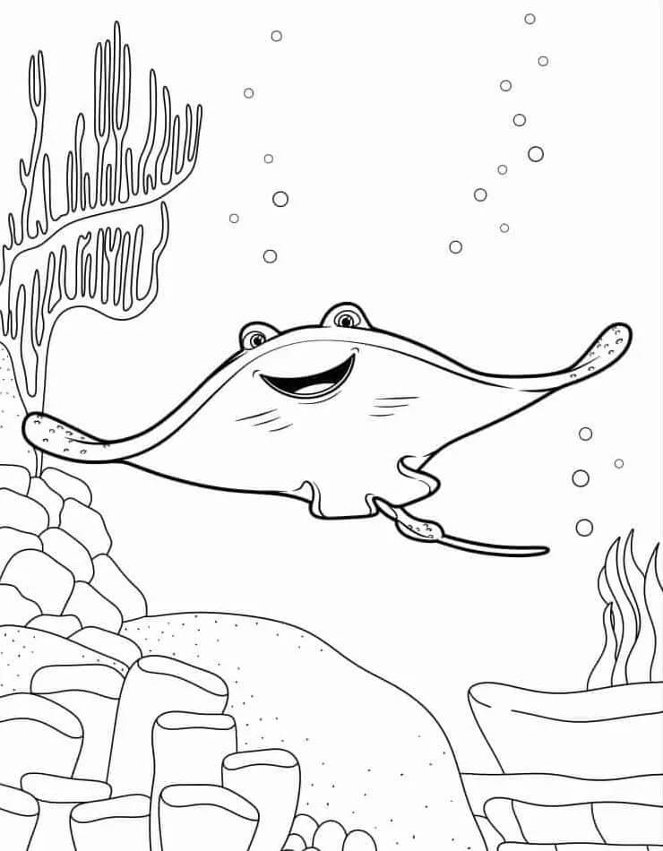 Desenho de Imprimivel Procurando Nemo para Colorir