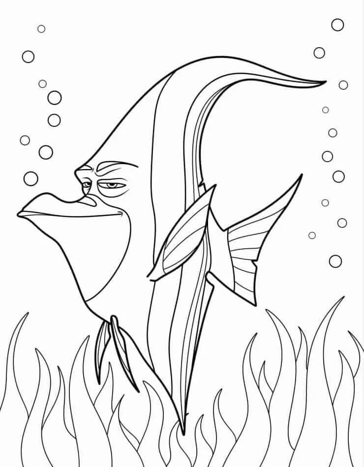 Desenho de Procurando Nemo para Crianças para Colorir