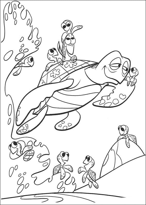 Desenho de Procurando Nemo para Colorir Download