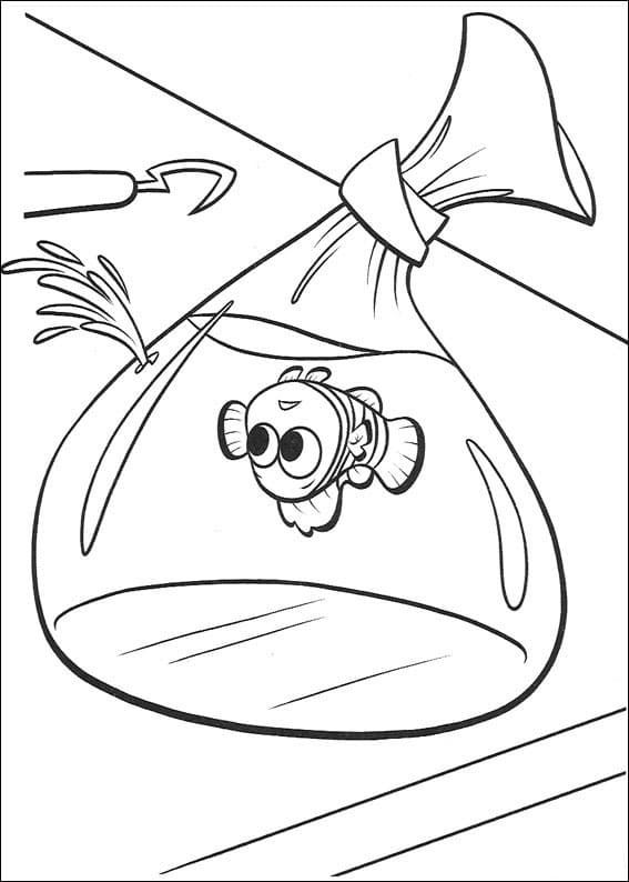 Desenho Nemo de Procurando Nemo para Colorir