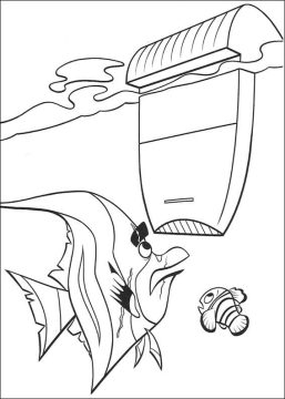 Desenho Nemo e Gill para Colorir