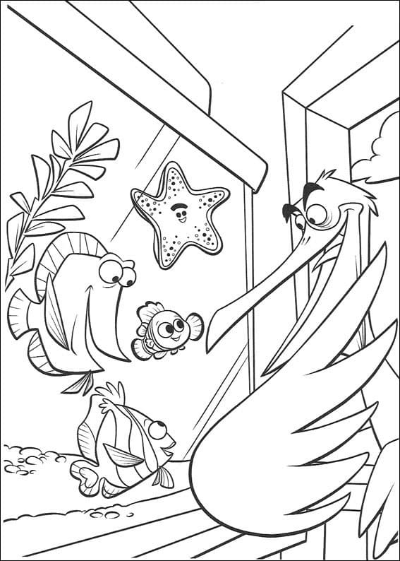 Desenhos de Procurando Nemo para Colorir