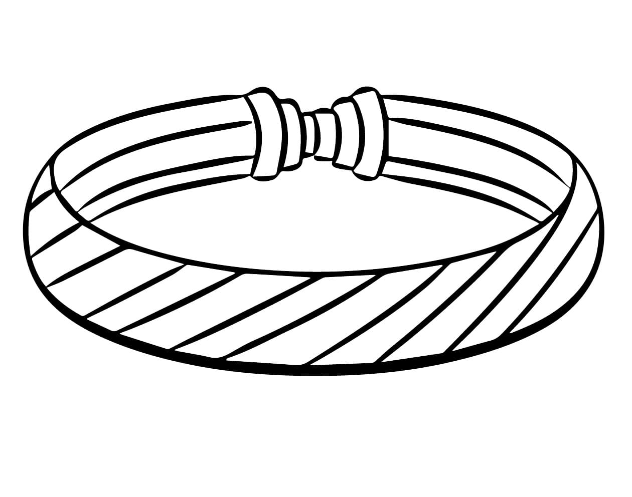 Desenho de Pulseira Grátis para Crianças para Colorir