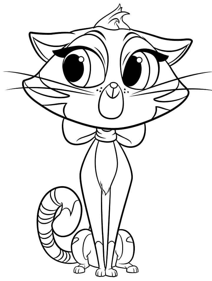 Desenho de Hissy Puppy Dog Pals para Colorir