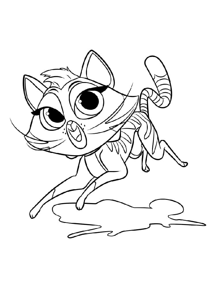 Desenho de Imagem de Puppy Dog Pals para Colorir