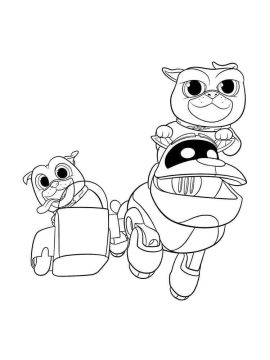 Desenho de Puppy Dog Pals Imprimível para Colorir