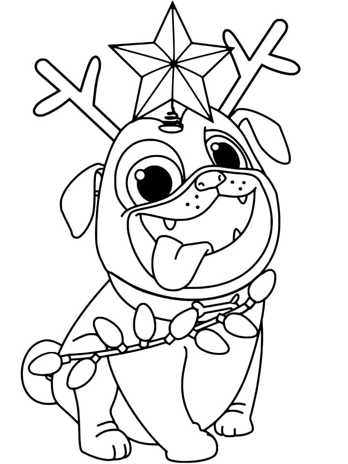 Desenho de Puppy Dog Pals Rolly para Colorir