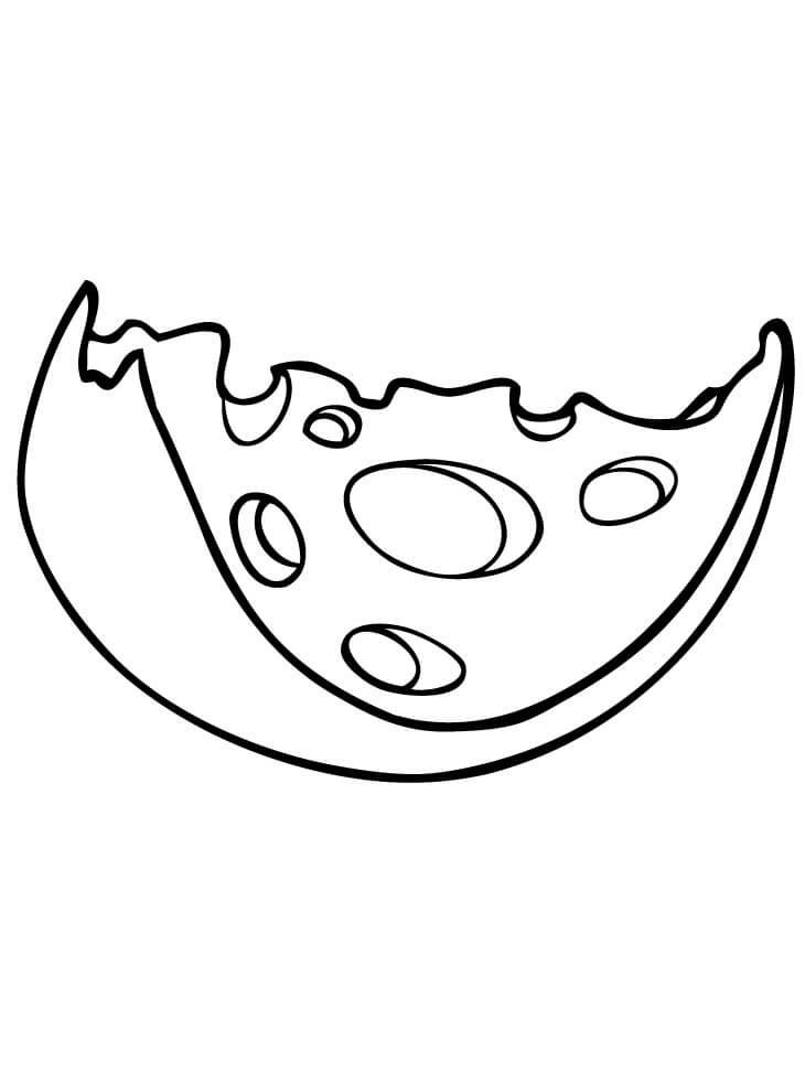 Desenho de Queijo para Colorir Download