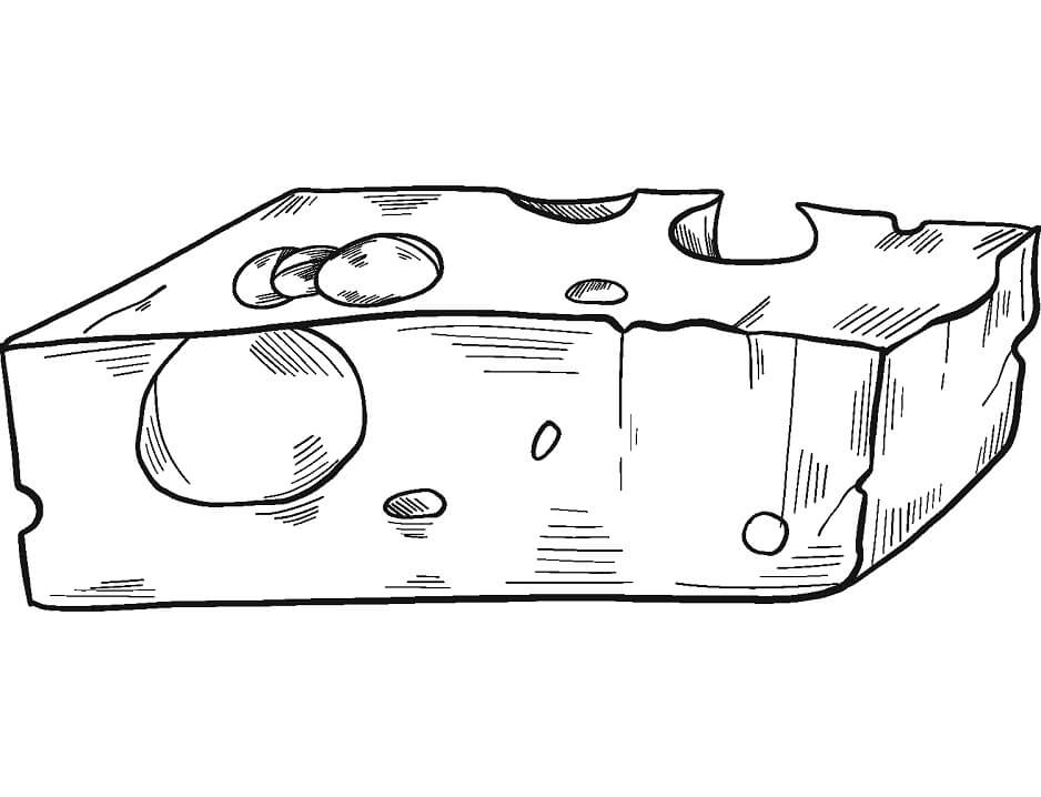 Desenho de Queijo para Imprimir Download