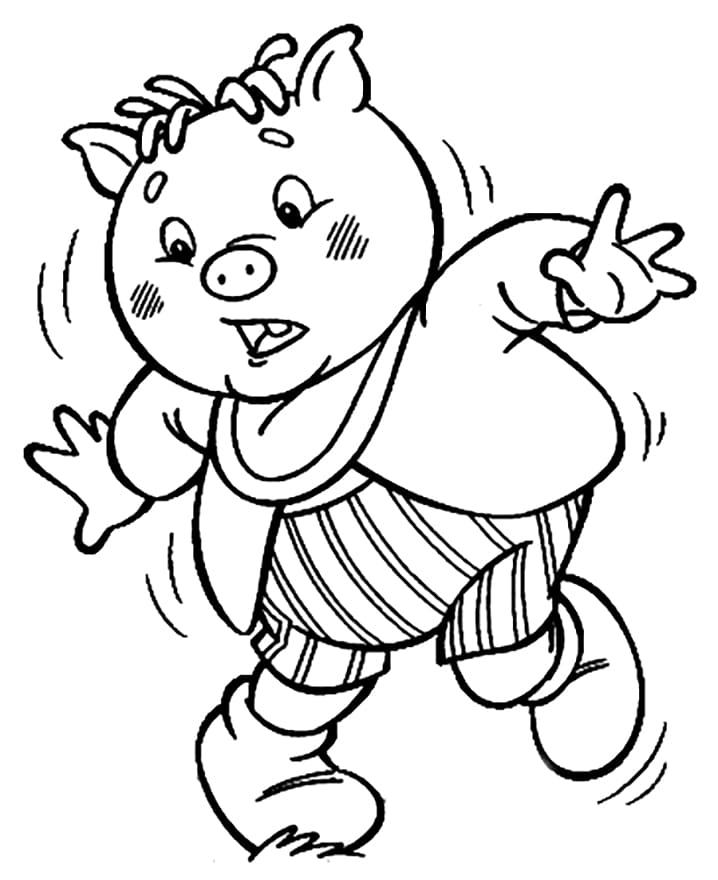 Desenho de Rabico Sítio do Picapau Amarelo Download para Imprimir e Colorir