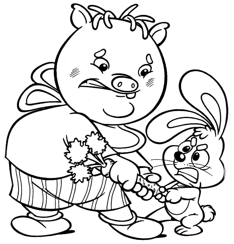 Desenho de Rabico Sítio do Picapau Amarelo Grátis para Colorir
