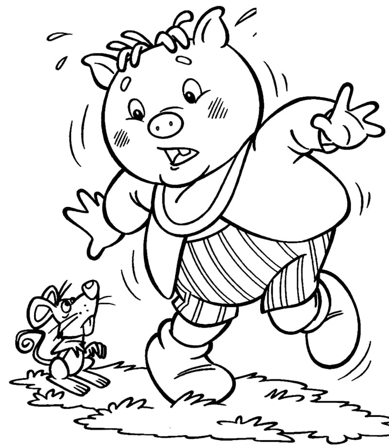 Desenho de Rabico Sítio do Picapau Amarelo Imprimivel para Colorir