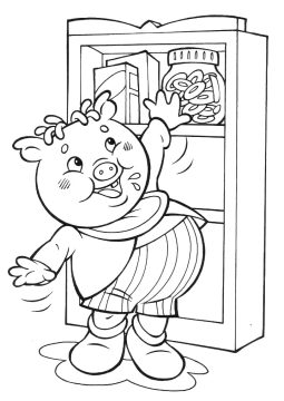 Desenho de Rabico sítio do Picapau Amarelo para Pintar Imprimível