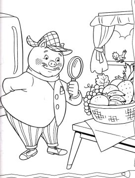 Desenho de Rabico sítio do Picapau Amarelo para Pintar Pdf grátis