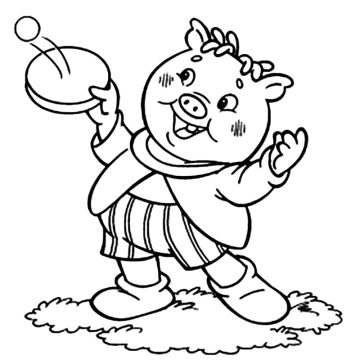 Desenho de Rabico sítio do Picapau Amarelo Pdf para Imprimir e Colorir