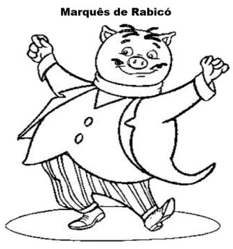 Desenho Marques de Rabico para Colorir