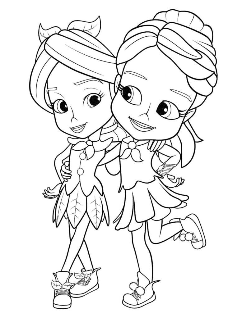 Desenho de Rainbow Rangers para Colorir e Imprimir Grátis