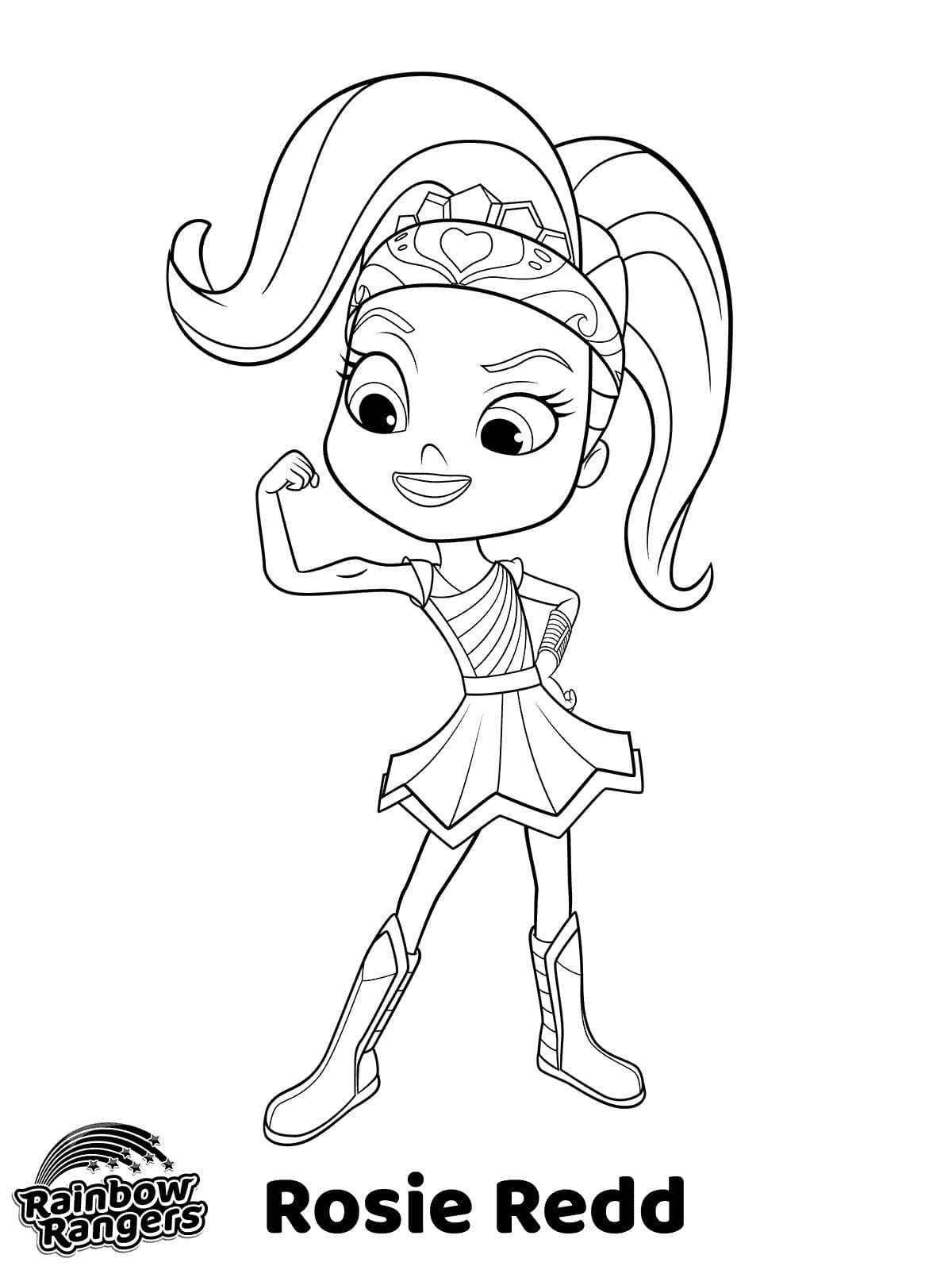 Desenhos de Rainbow Rangers para Colorir