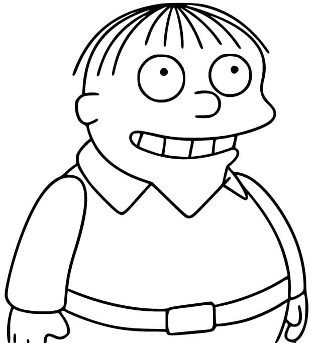 Desenhos de Ralph Wiggum para Colorir