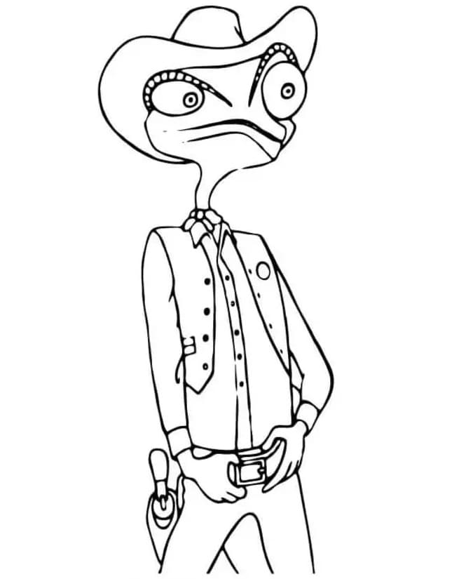 Desenho de Rango Download para Colorir