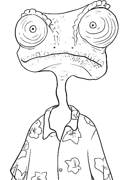 Desenho de Rango Download para Imprimir e Colorir