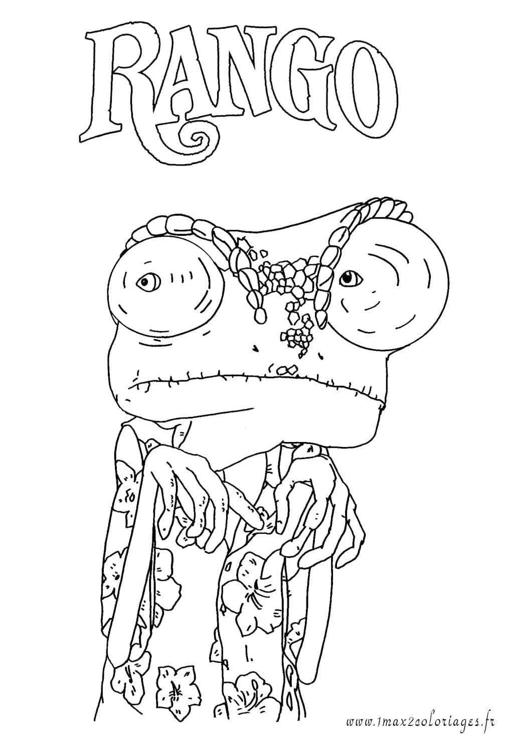 Desenho de Rango Imprimivel para Colorir
