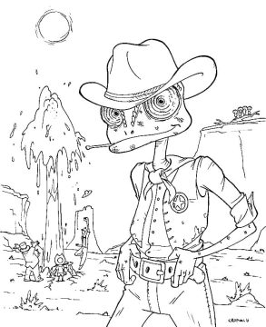 Desenho de Rango para Imprimir Pdf grátis
