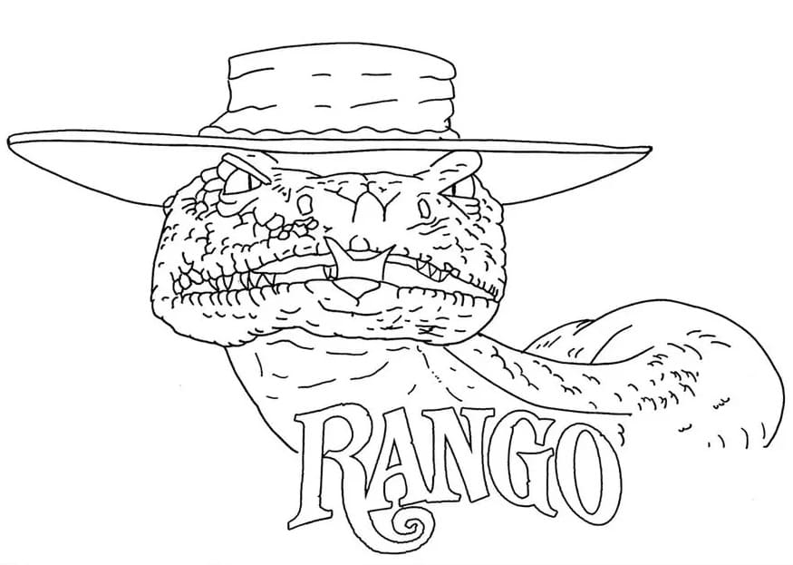 Desenhos de Rango para Colorir
