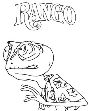 Desenho de Rango para Pintar Pdf grátis