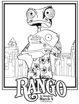 Desenho de Rango Pdf para Imprimir e Colorir